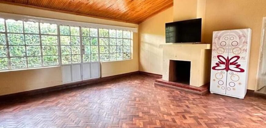 lovely four bedroom bungallow on rent at karen 130k per month