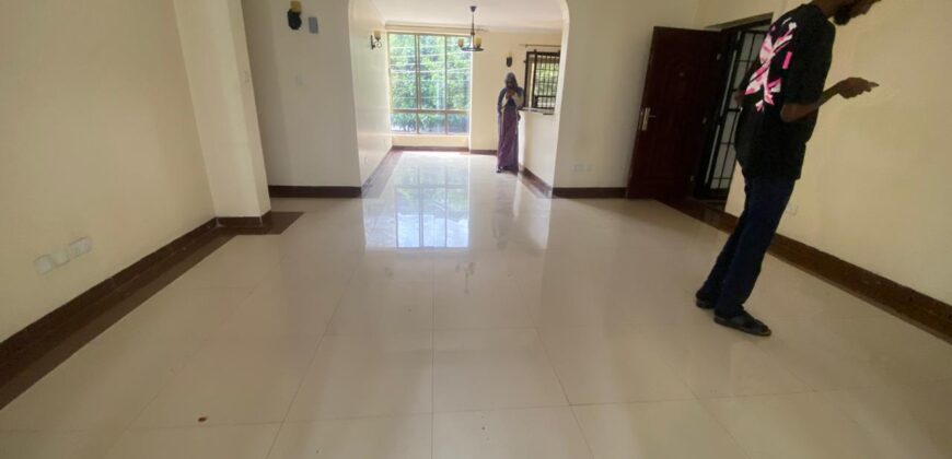 three bedroom plus dsq on rent at lavington 100k per month