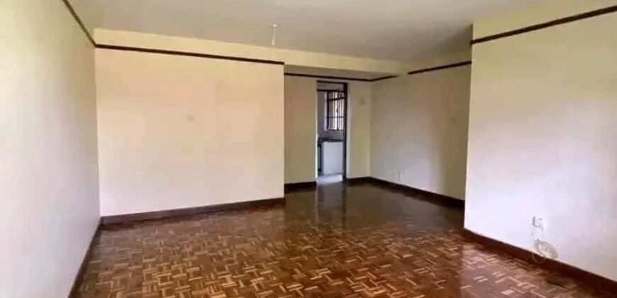 three bedroom apartment for rent at kileleshwa 65k per month