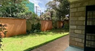 three bedroom apartment for rent at kileleshwa 65k per month