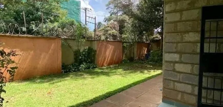 three bedroom apartment for rent at kileleshwa 65k per month