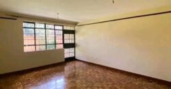 three bedroom apartment for rent at kileleshwa 65k per month