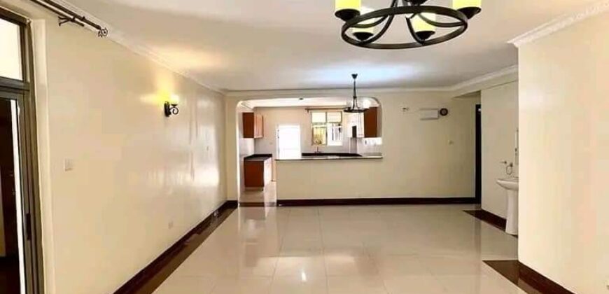 three bedroom apartment for rent at lavington hatheru rd 100k pm