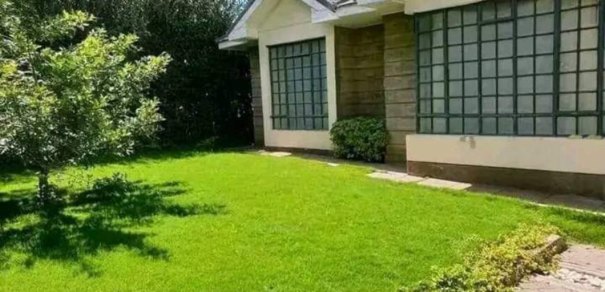 Charming three bedroom bungallow plus dsq on rent at kitengela milimani 45k per month