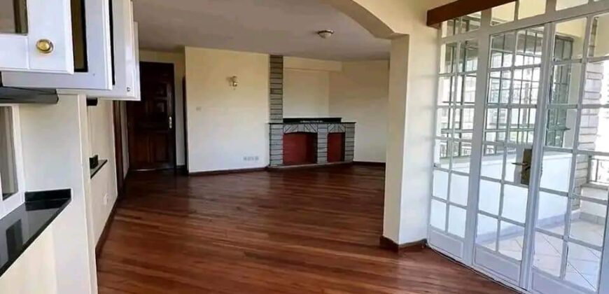 THREE BEDROOM APARTMENT FOR RENT AT KILELESHWA 85K PER MONTH