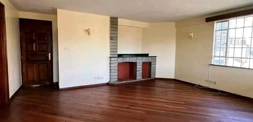 THREE BEDROOM APARTMENT FOR RENT AT KILELESHWA 85K PER MONTH