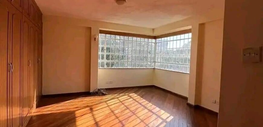 THREE BEDROOM APARTMENT FOR RENT AT KILELESHWA 85K PER MONTH